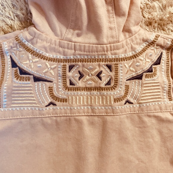 NWOT Aspen Kids Pink & Gold Embroidered Jacket - Picture 6 of 7